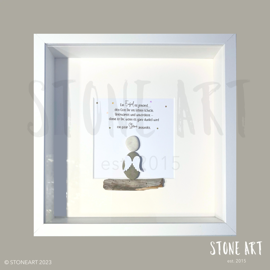 ENG10-Steinbild-Ein Engel ist jemand