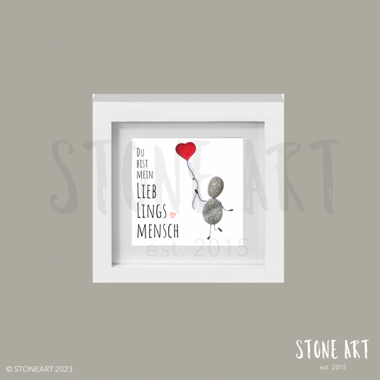 Steinbild Du bist mein Lieblingsmensch