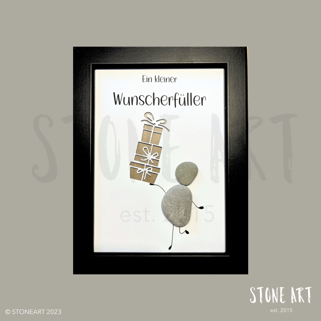 GELD05-Steinbild-Ein kleiner Wunscherfüller