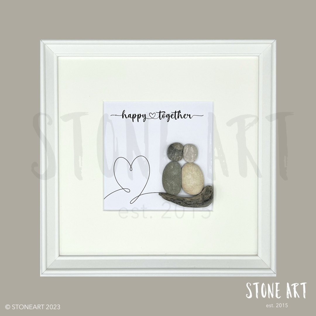 HOCH64-Steinbild Happy together