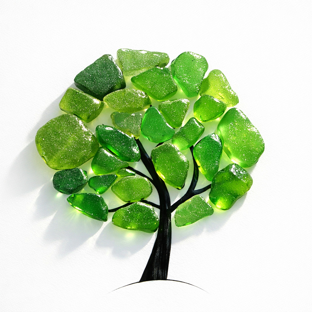 Stone painting "Wedding Tree" - Symbolic wedding gift