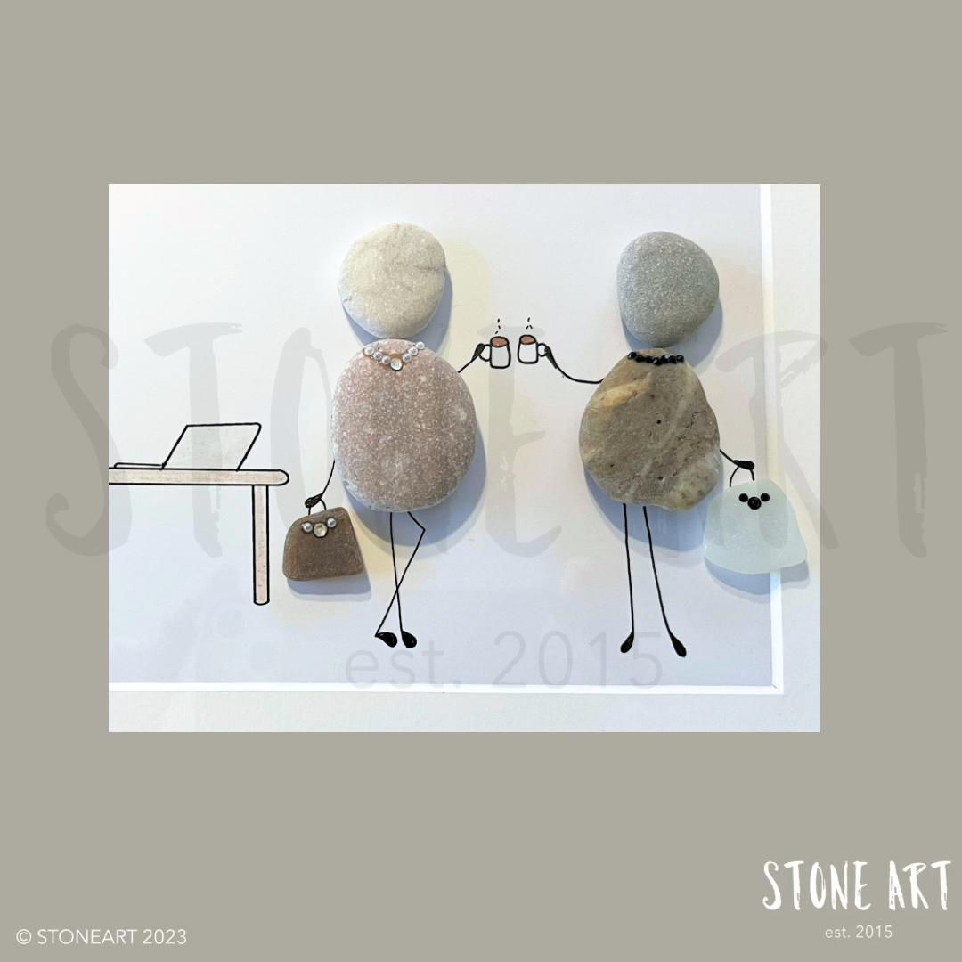 JOB68-Steinbild-Danke - Kollegin Abschiedsgeschenk