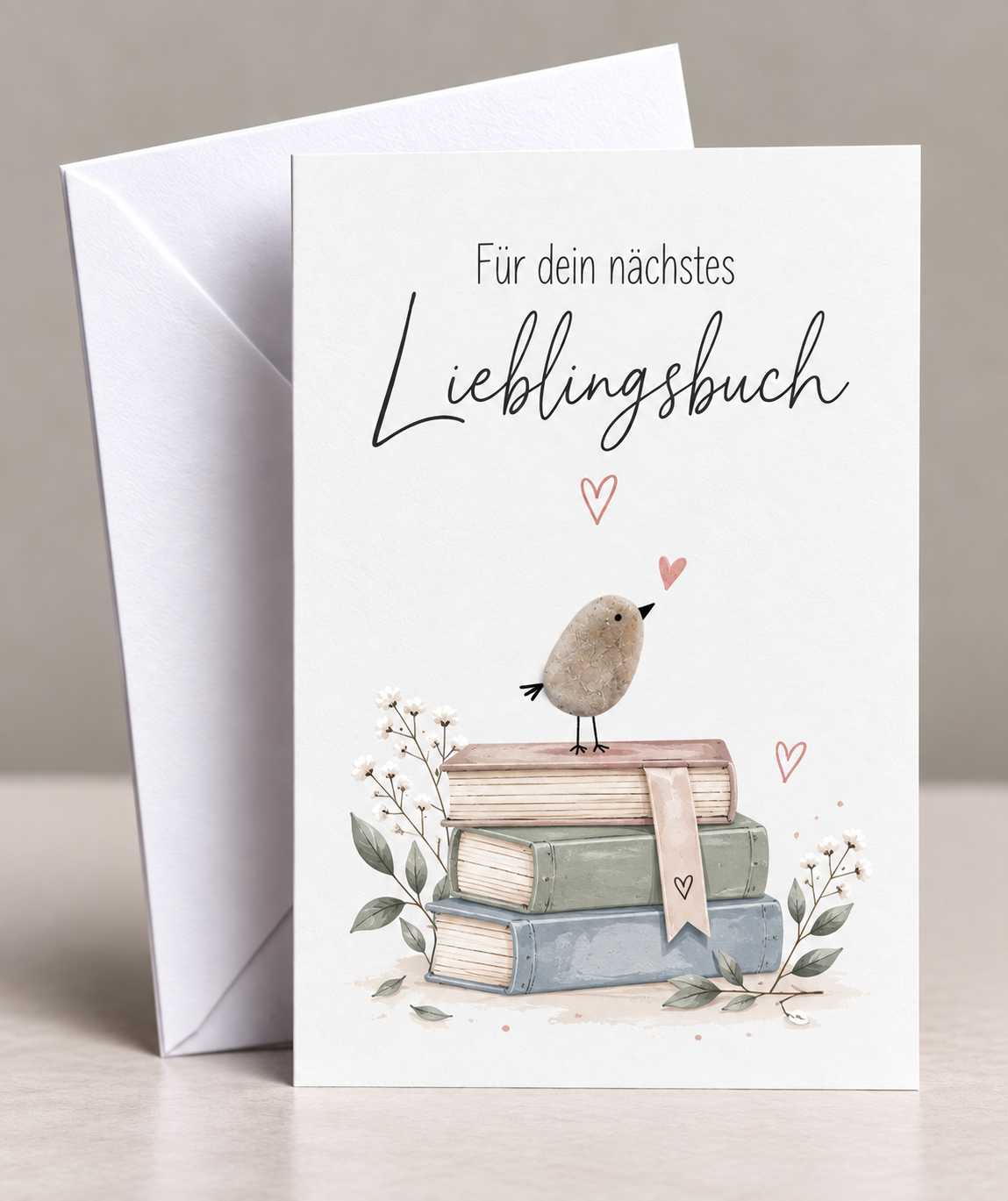 Karte „Lieblingsbuch“ – Bücher Geldgeschenk