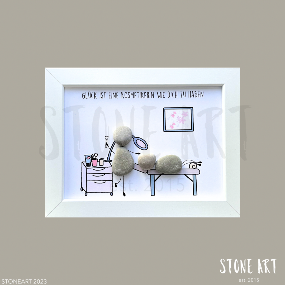 Steinbild Glück ist eine Kosmetikerin wie dich zu haben Geschenk