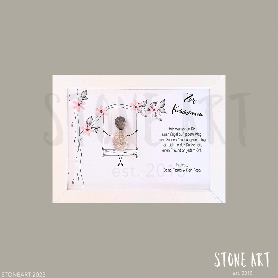 Steinbild Kommunion Geschenk