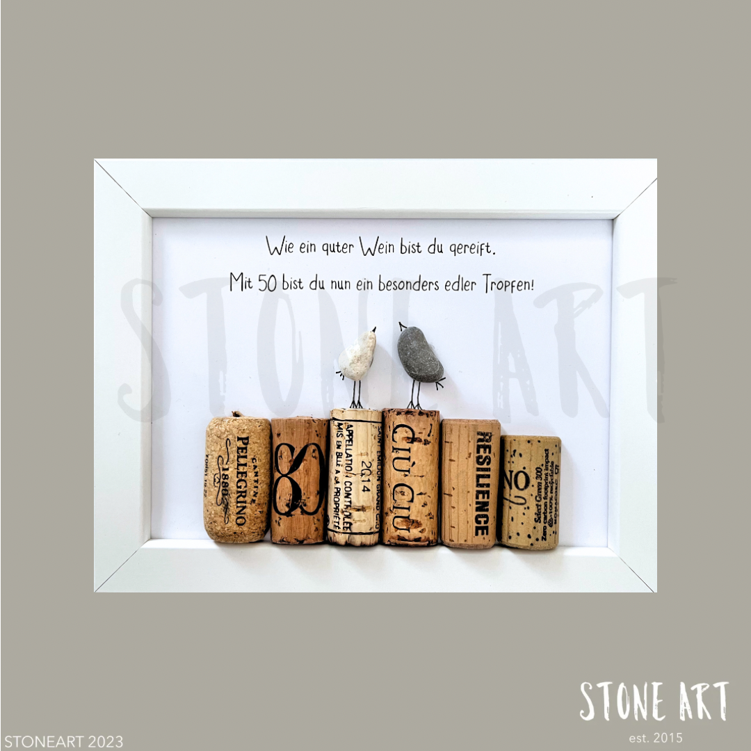 WEIN51-Steinbild-Wie ein guter Wein bist du gereift