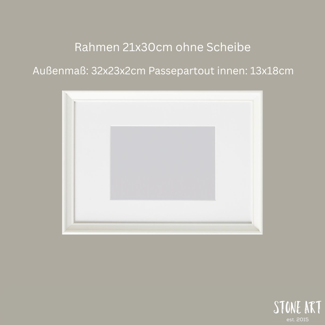 Steinbild „Stundenplan“ – Geschenk zur Einschulung