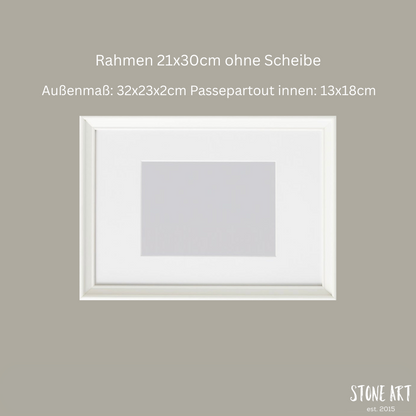 Steinbild „Stundenplan“ – Geschenk zur Einschulung