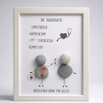 Steinbild Arzt – Geschenk Arzt Dankeschön & Abschied