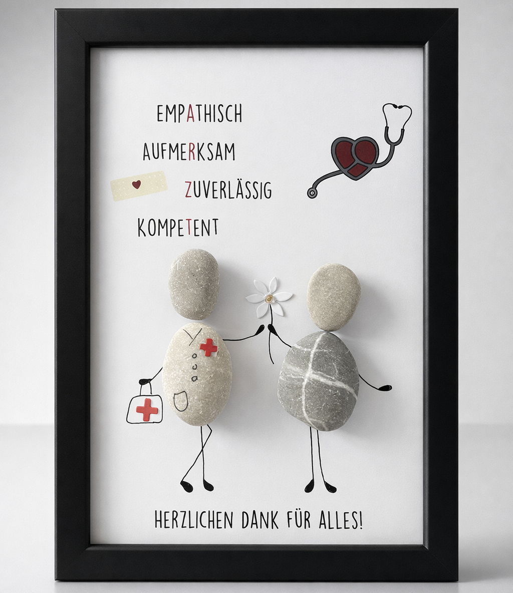 Steinbild Arzt – Geschenk Arzt Dankeschön & Abschied
