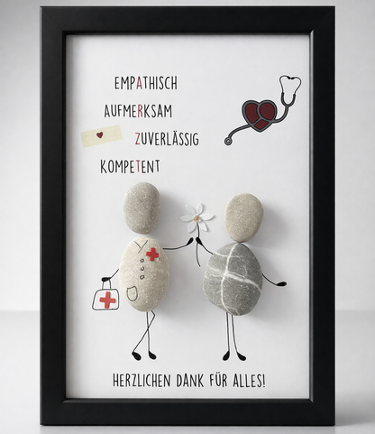Steinbild Arzt – Geschenk Arzt Dankeschön & Abschied