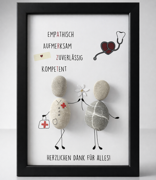 Steinbild Arzt – Geschenk Arzt Dankeschön & Abschied