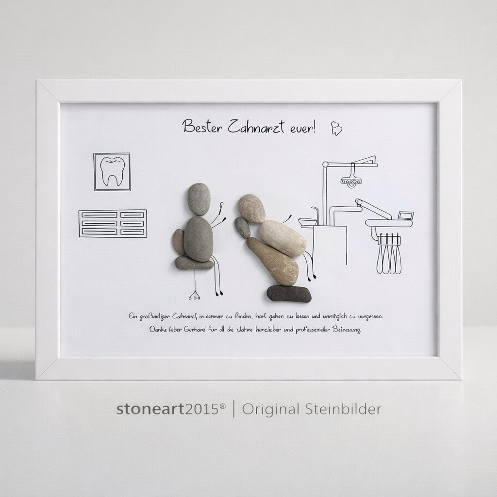 Stone picture Best Dentist - Doctor Thank You Gift