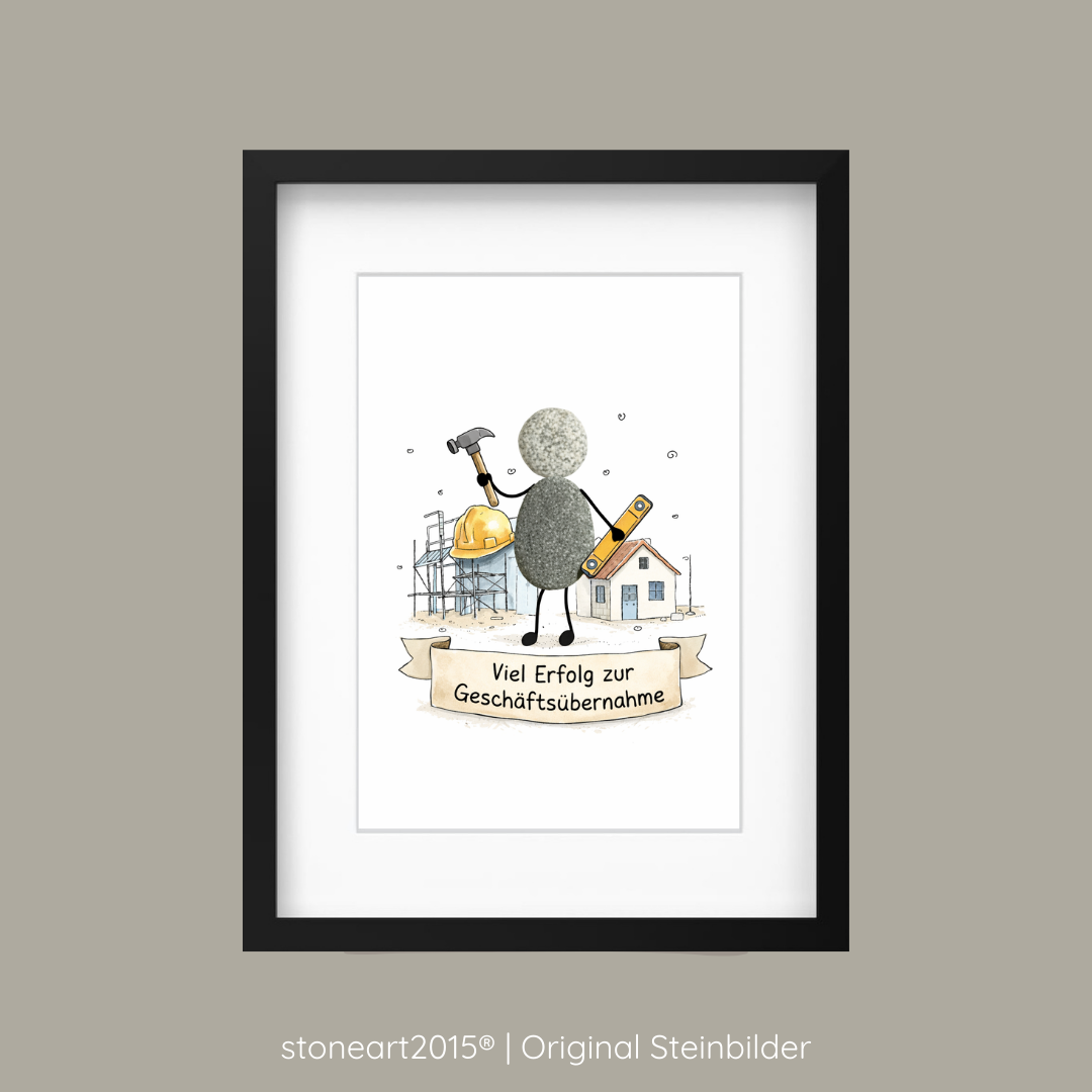 Geschenk zur Geschäftseröffnung - Baufirma