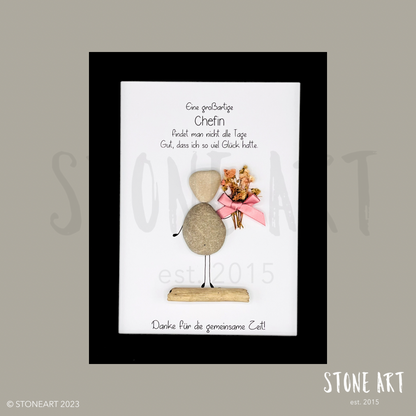 Eine großartige Chefin findet man nicht alle Tage - Abschiedsgeschenk für Chefin oder Chef - personalisierbar