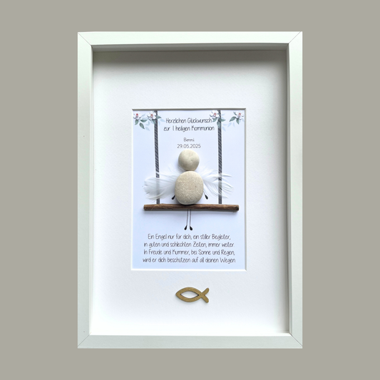 Angelo custode in pietra – Un angelo solo per te, un silenzioso compagno