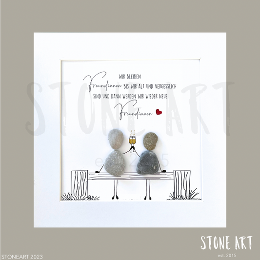 Stone image – We'll be friends until we're old and forgetful