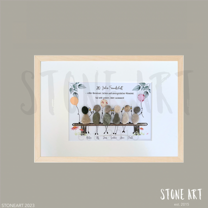 Steinbild 20 Jahre Freundchaft