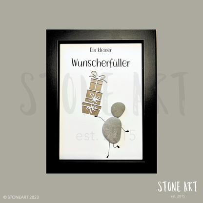 GELD05-Steinbild-Ein kleiner Wunscherfüller