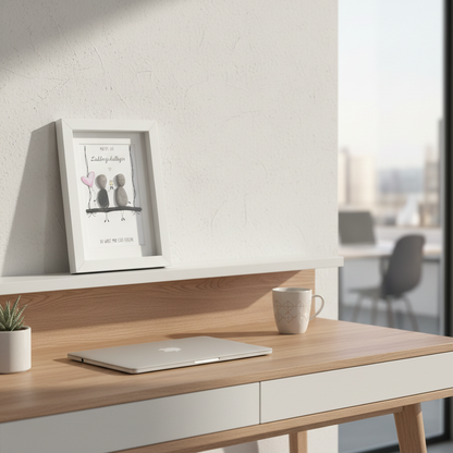 Pietra decorativa "Mach's gut Lieblingskollegin" – Regalo di addio per una collega