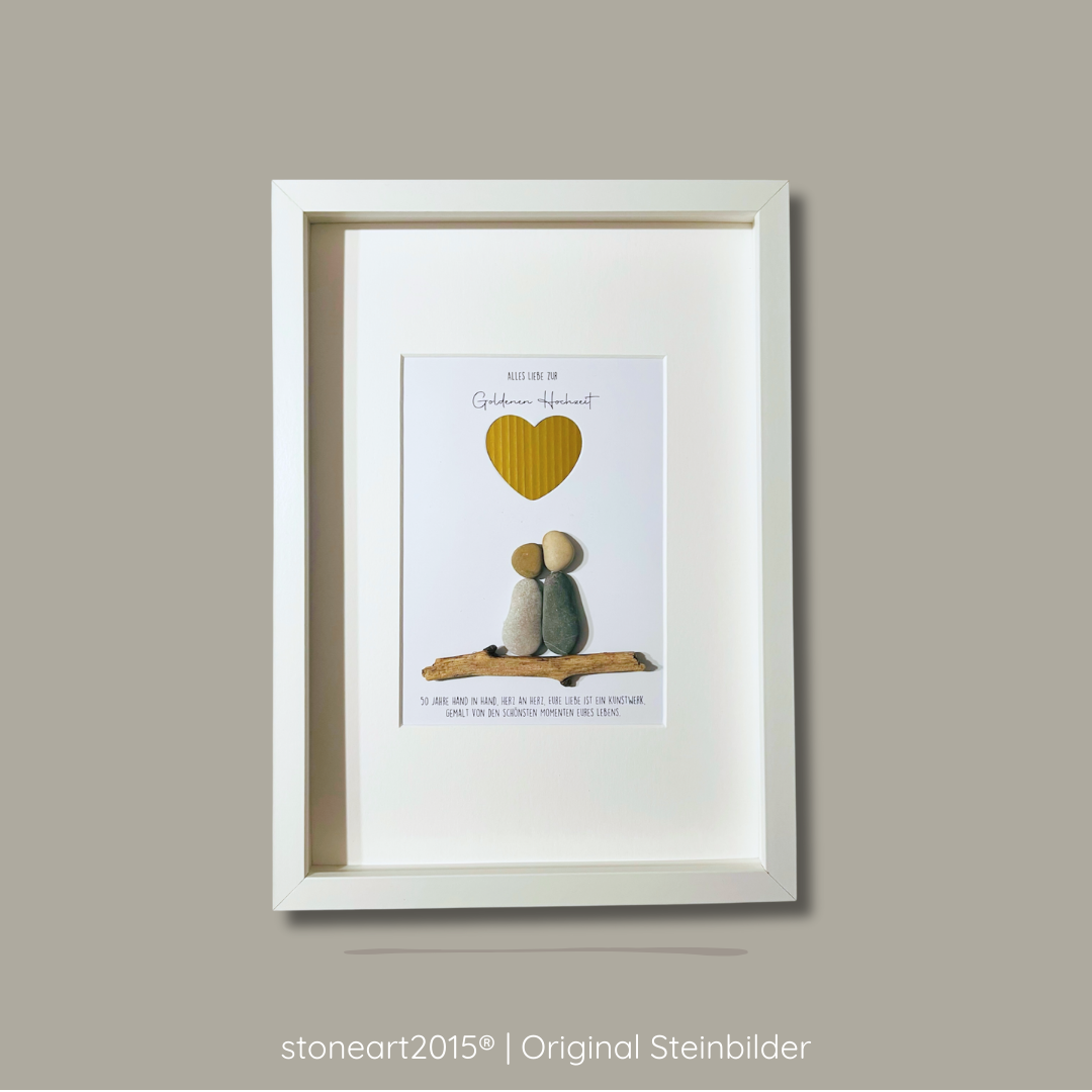 Geldgeschenk zur Goldenen Hochzeit personalisierbar