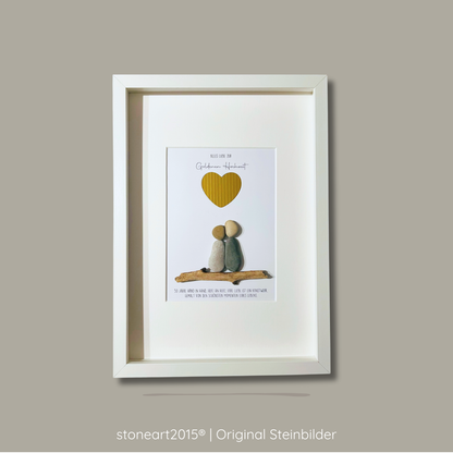 Geldgeschenk zur Goldenen Hochzeit personalisierbar