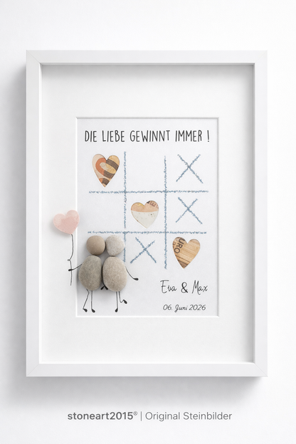 Steinbild Liebe – „Die Liebe gewinnt immer"