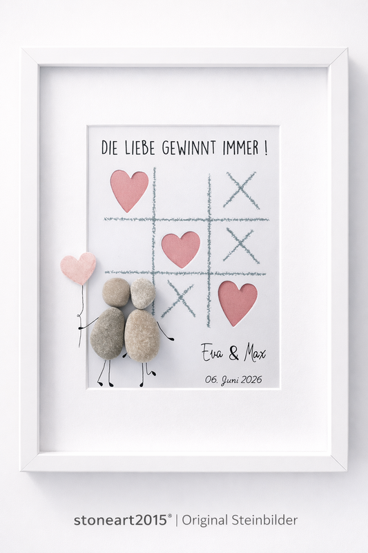 Steinbild Liebe – „Die Liebe gewinnt immer"