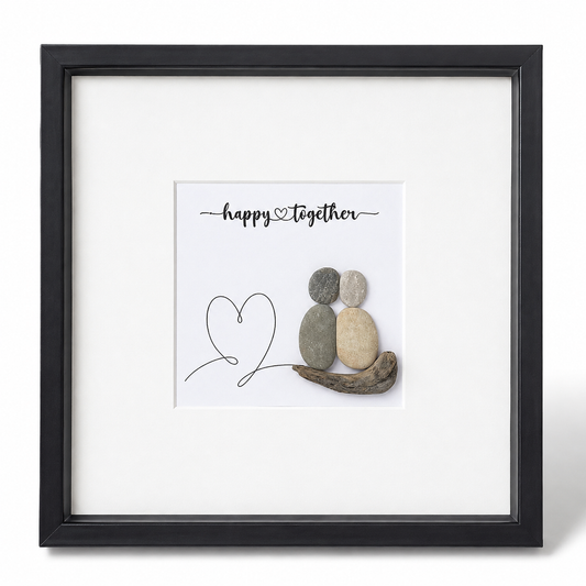 HOCH64-Steinbild Happy together