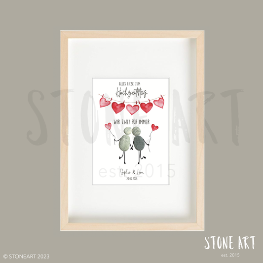 HOCH75_Steinbild-Alles liebe zum Hochzeitstag - Wir zwei für immer
