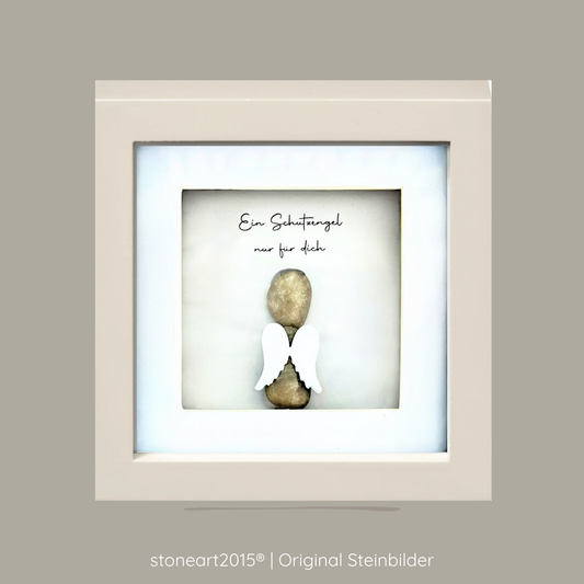 Steinbild – Ein Schutzengel nur für dich - Geschenk mit Herz