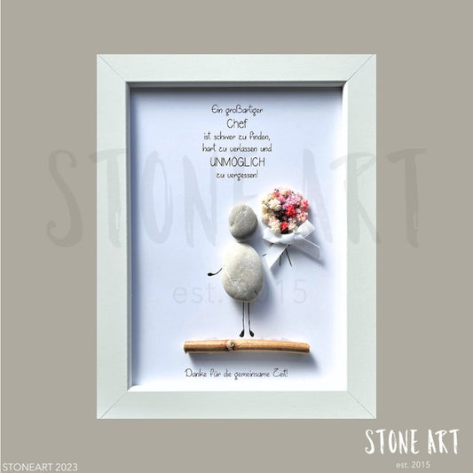 JOB11-Steinbild Ein großartiger Chef- Geschenk