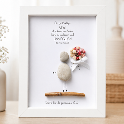 JOB11-Steinbild Ein großartiger Chef- Geschenk