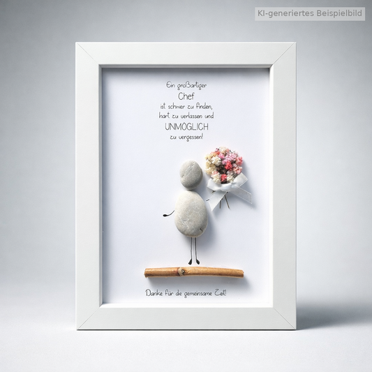 JOB11-Steinbild Ein großartiger Chef- Geschenk
