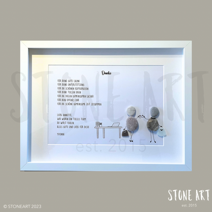 JOB68-Steinbild-Danke - Kollegen Abschiedsgeschenk