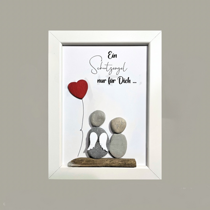 Stone picture - A guardian angel just for you