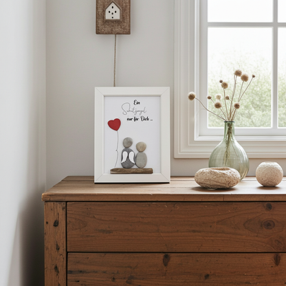 Stone picture - A guardian angel just for you