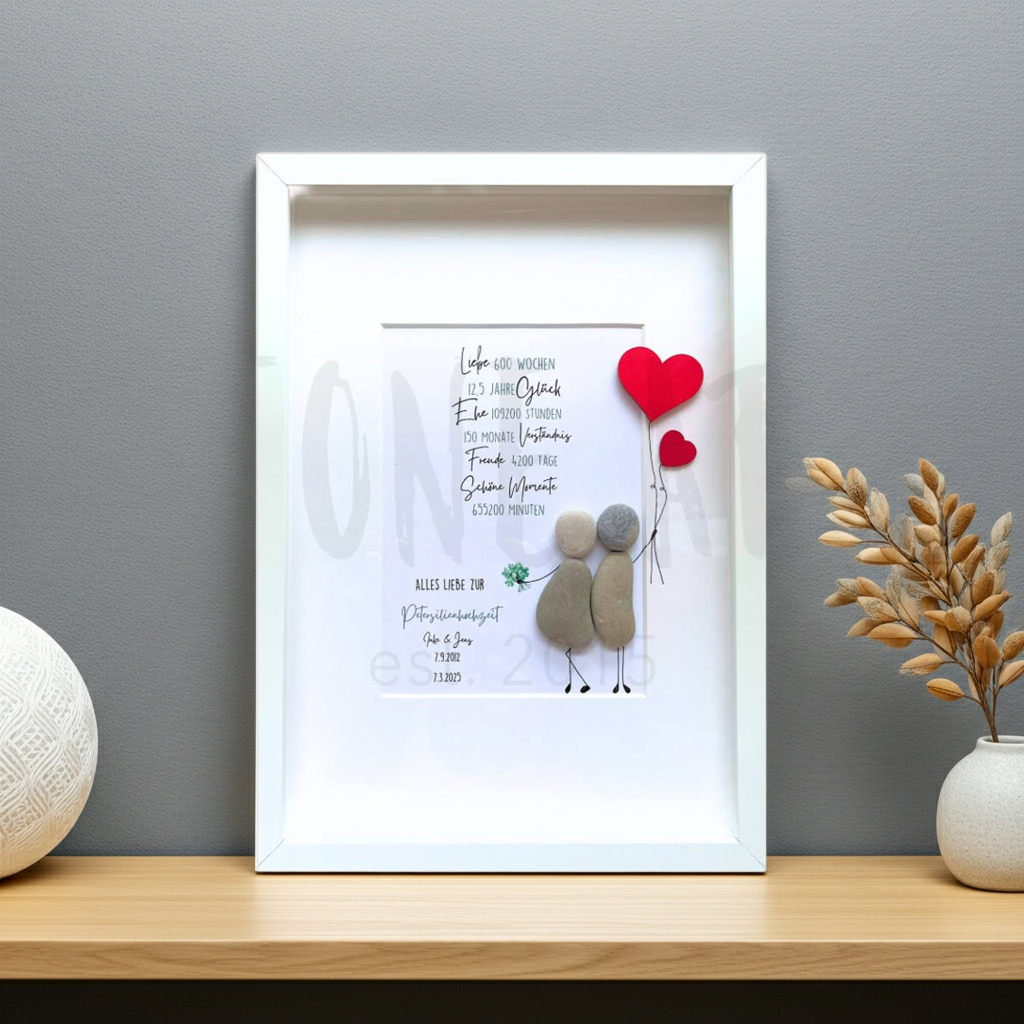 Steinbild - Petersilienhochzeit (12,5 Hochzeitstag)