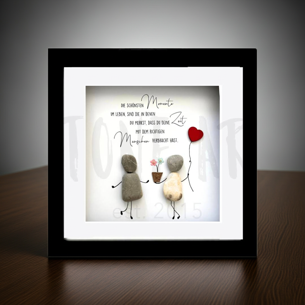 Stone picture - The most beautiful moments in life...