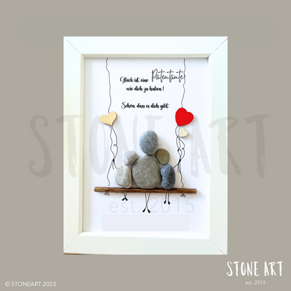 Steinbild-Glück ist eine Patentante wie dich zu haben Geschenk für Patentante