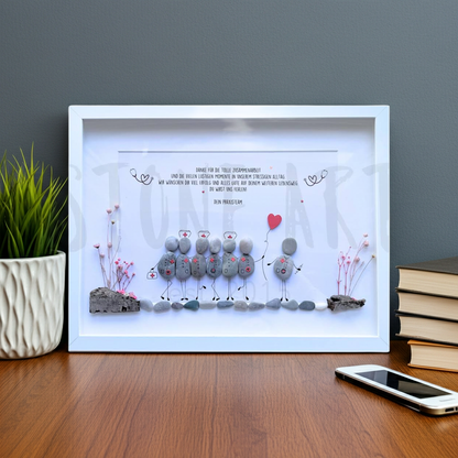 Steinbild „Krankenschwestern“ – Geschenk für Pflegekräfte mit Herz