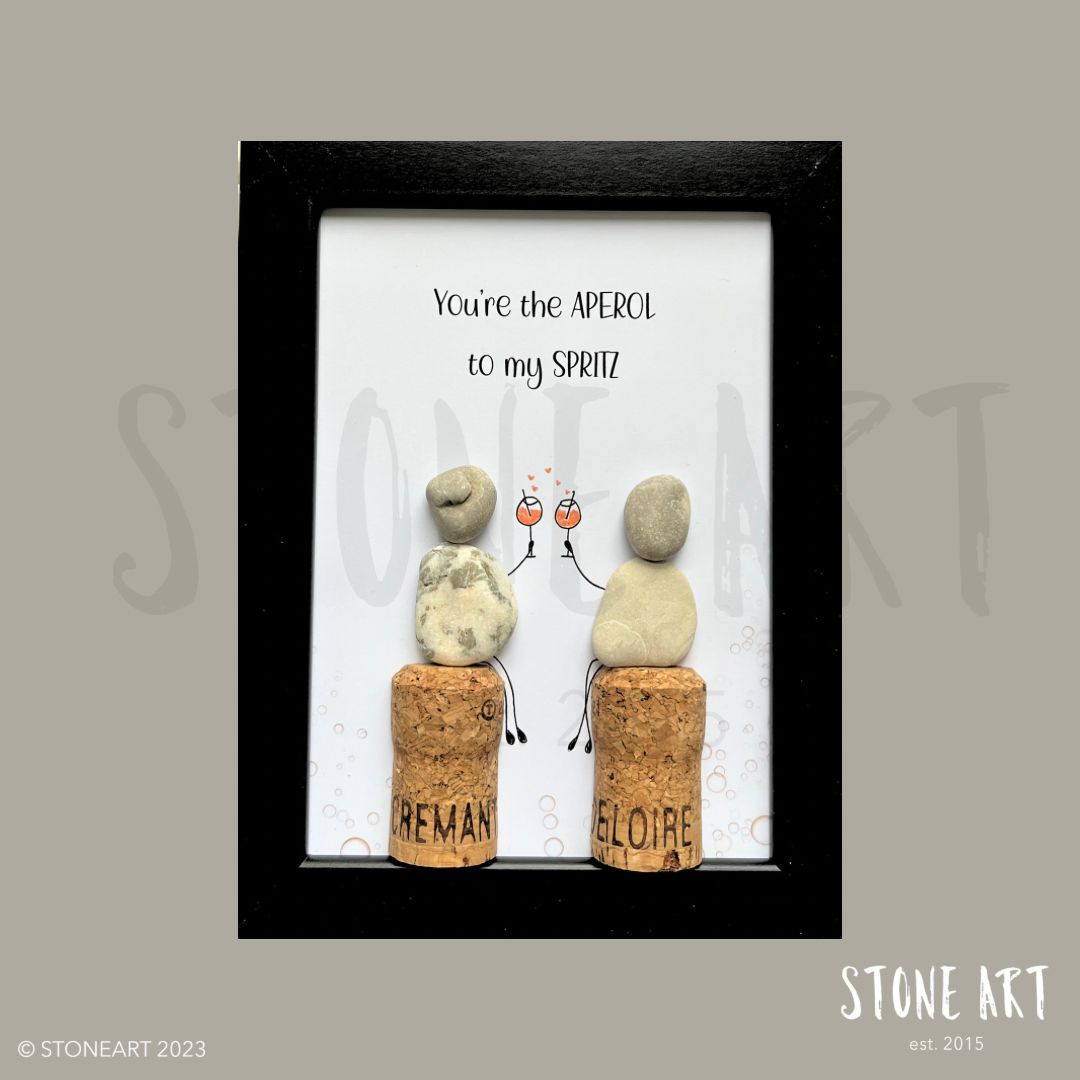 Steinbild - Youre the aperol to my spritz Geschenk