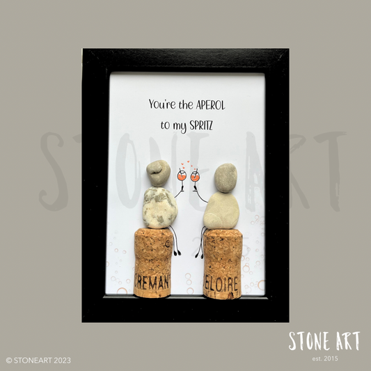 Steinbild - Youre the aperol to my spritz Geschenk