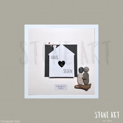 Steinbild Haussegen Einzugsgeschenk