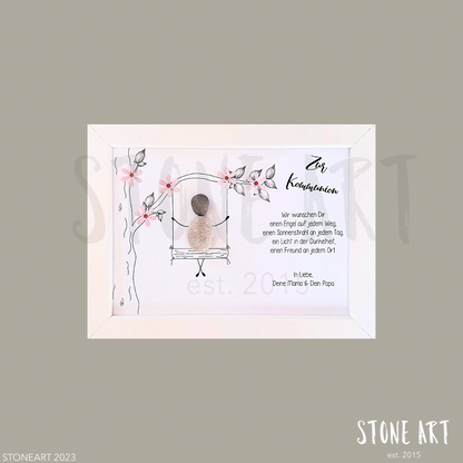 Steinbild Kommunion Geschenk