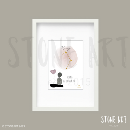 TAUF04-Steinbild-Sternzeichen Waage - rosa