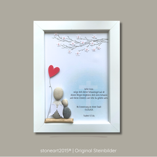 Pebble Art Baby Birth - Handmade Gift for Birth