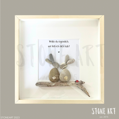 TIER02-Steinbild-Weißt du eigentlich wie lieb ich dich hab