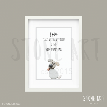 TIER15-Steinbild-Love starts with a wet nose…