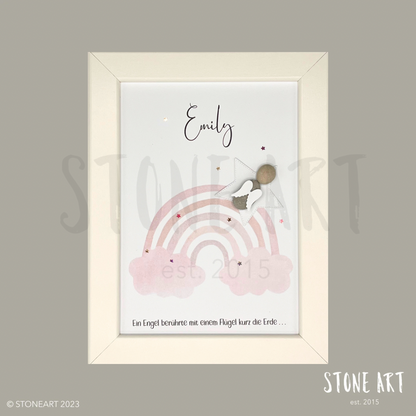 TRAU27-Steinbild-Ein_Engel_ber_hrte_mit_einem_Fl_gel_kurz_die_Erde-rosa- Trauergeschenk